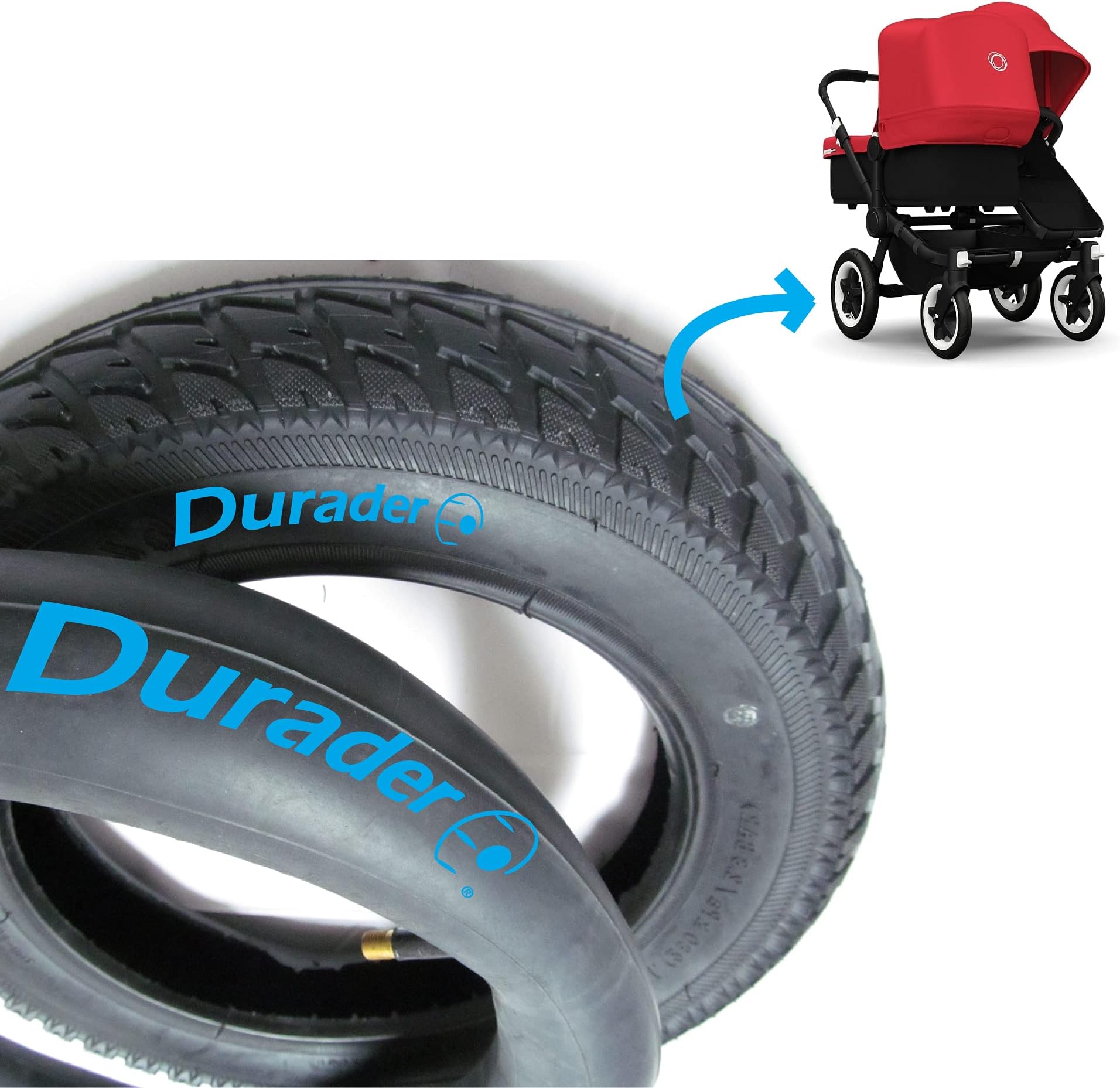 Rear tire & Tube for Bugaboo Donkey Duo
