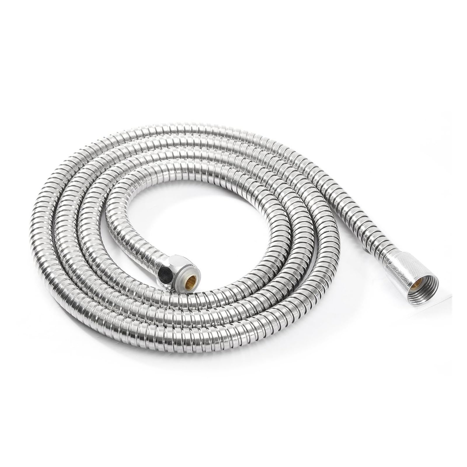 Manguera de ducha universal de acero inoxidable flexible de 1,5 m, tubo de repuesto antitorsión Ch compatible con todas las duchas y fácil de instalar