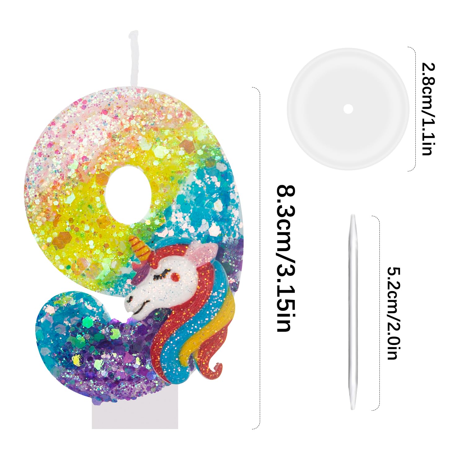 Bougie D'anniversaire Princesse ScrapCooking