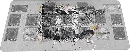 Gagaga and Dark Magician Girl Playmat Juego de cartas coleccionables CCG Playmat - Tapete de juego de mesa TCG OCG Mat