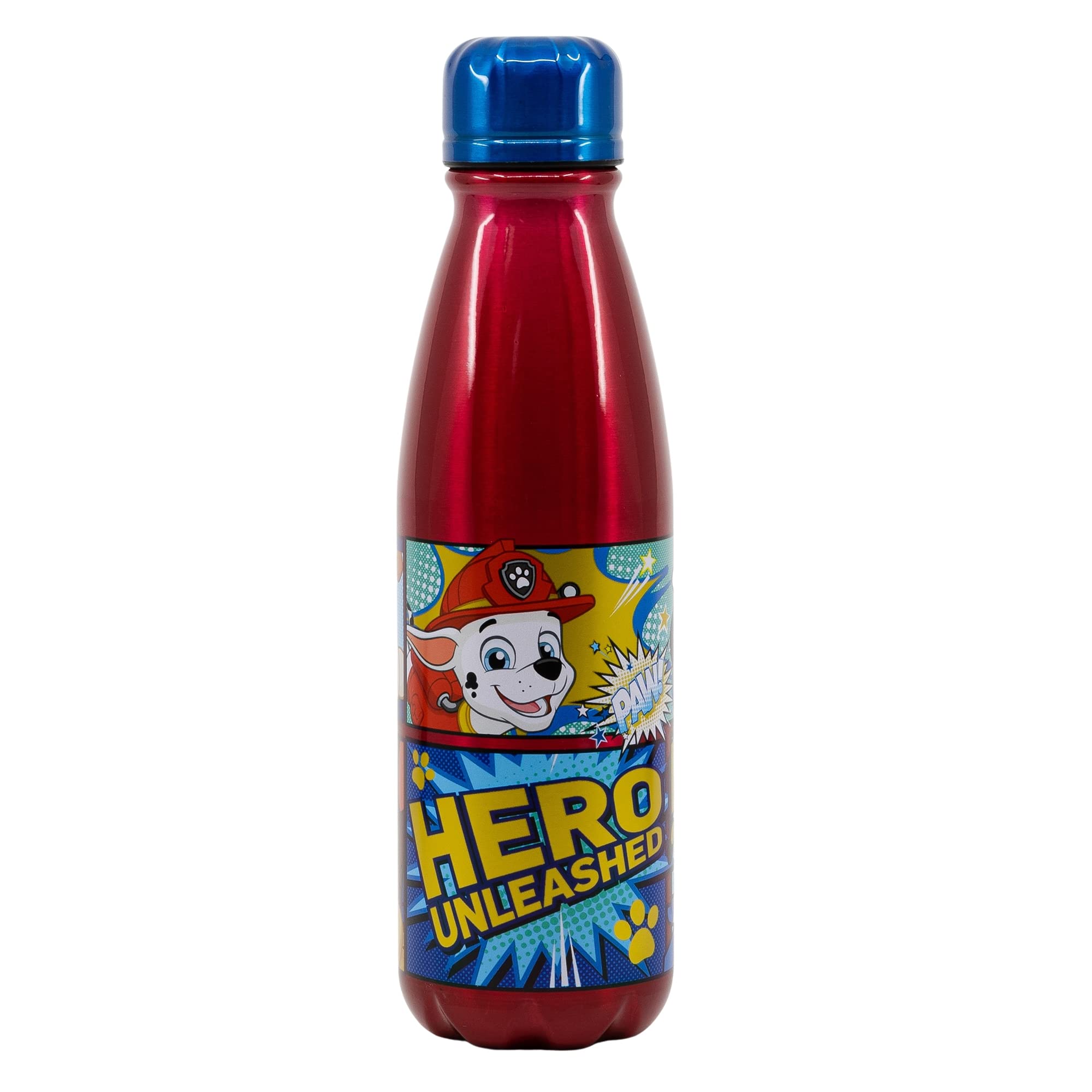 Stor Paw Patrol 600Ml Aluminium Water Bottle For Kids Childrens Back To School Drinks Bottle Bpa Free (Paw Patrol)