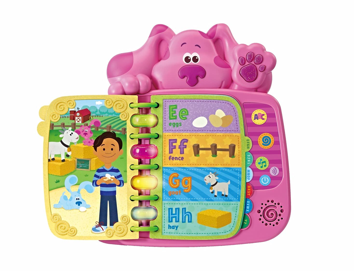 Buy LeapFrog Blues Clues Skidoo into ABCs Magenta Book, Alphabet Puzzle