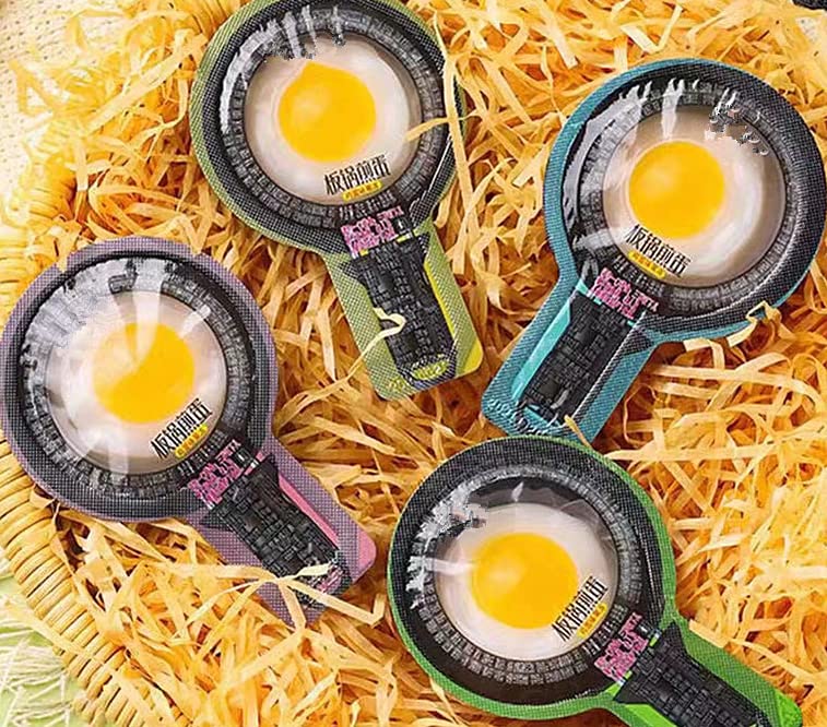 Chinese Creativec Snack Egg Shape Jelly with Popping Candy 20 pcs/about 14oz