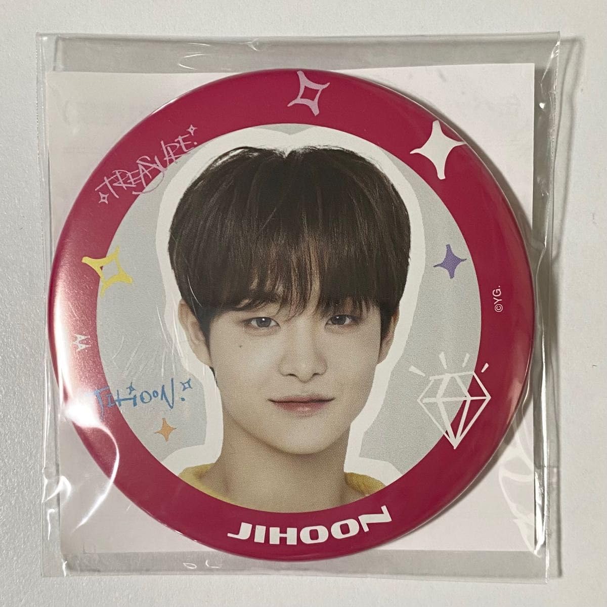Amazon | treasure トレジャー JIHOON ジフン 缶バッジ FC | バッジ 