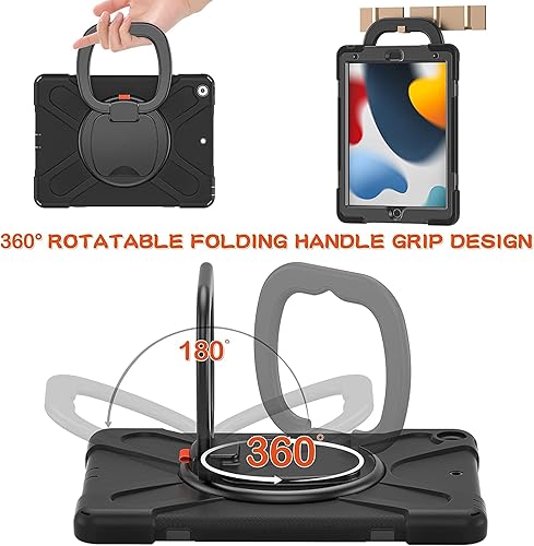 Vista 231 de Funda para iPad (A16) de 11 pulgadas 2025, Aslo para iPad 10 de 10.9 pulgadas 2022, funda resistente a prueba de golpes, soporte giratorio, soporte