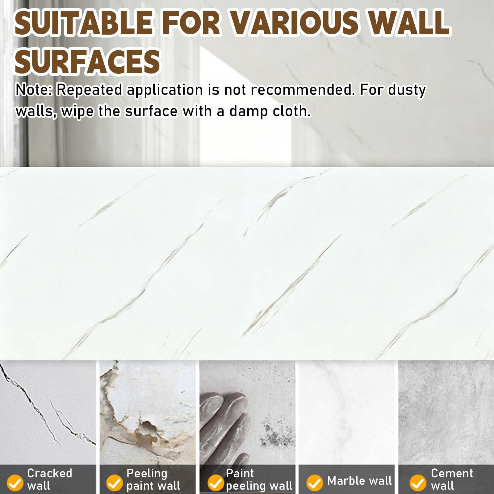 Revetement Mural Adhesif Salon Parement Mural Interieur Moderne Papier Peint Adhesif Mural Cuisine/Chambre/Salle De Bain(1,40cm x 10m)
