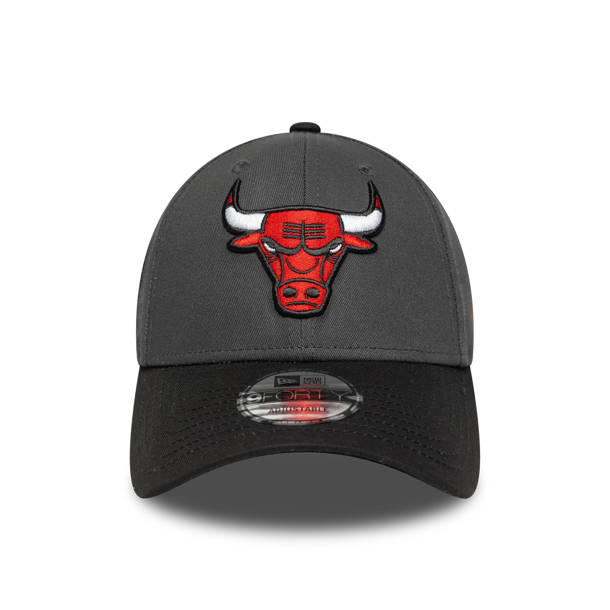 New Era Side Patch 9Forty Chibul Stcblk Charcoal One Size, Szary, rozmiar uniwersalny