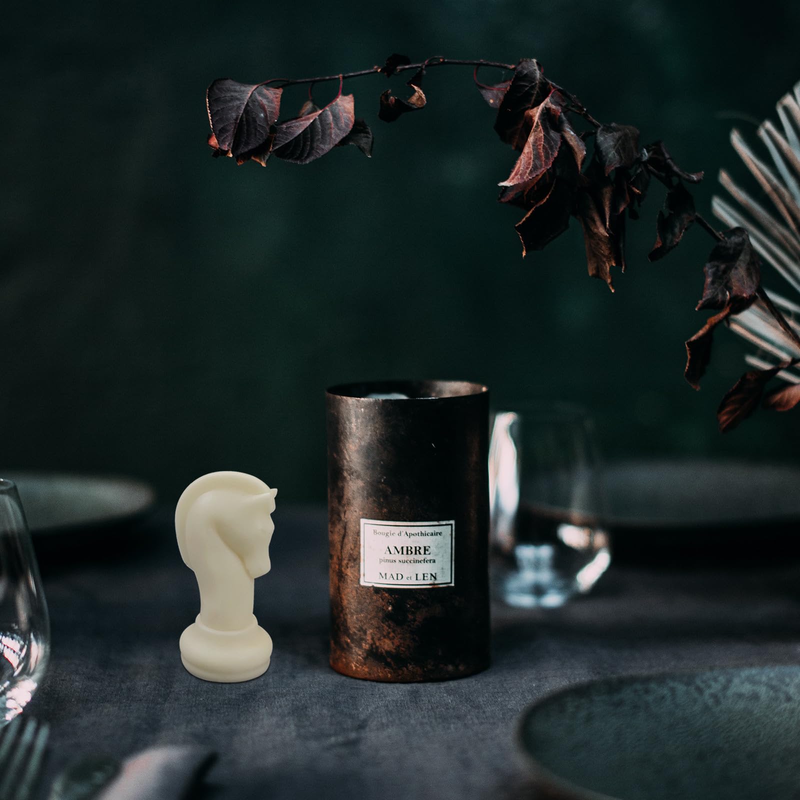 TOYANDONA Stampo in Silicone Facile da Usare e Pulire a Forma di per Candele 6 per Decorazioni