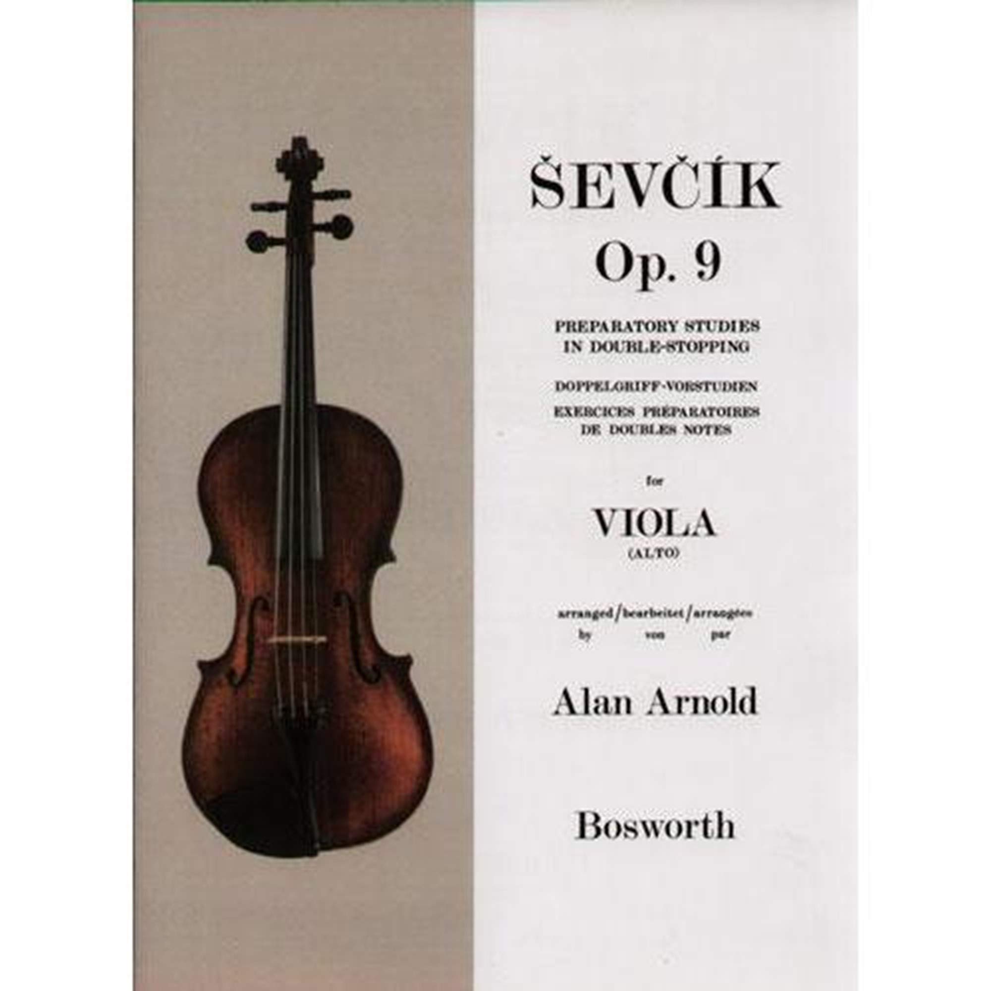 Sevcik for Viola - Opus 9: Preparatory Studies in Double-Stopping (Sevcik Violin Studies)