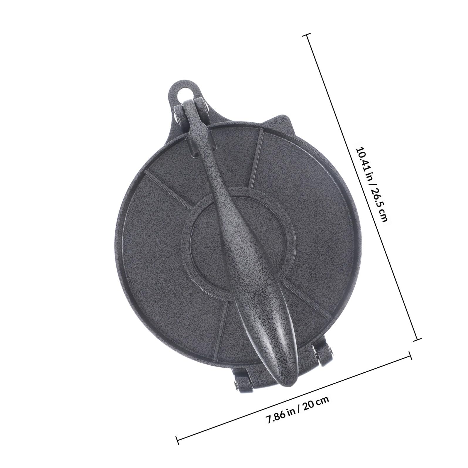 Prensa para Tortillas de Aleación de Aluminio, Redonda Manual