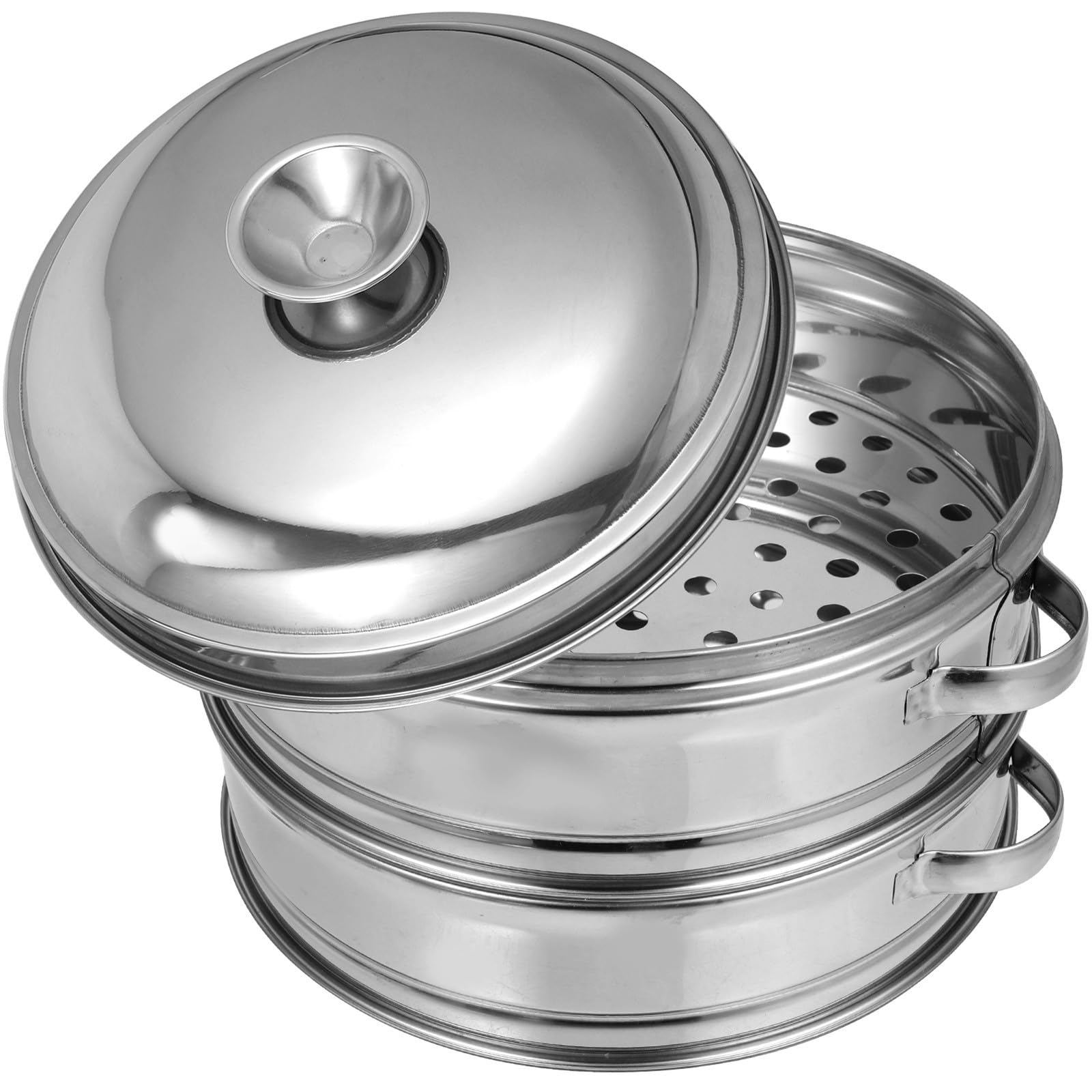 Panier vapeur en acier inoxydable pour repas de famille sains