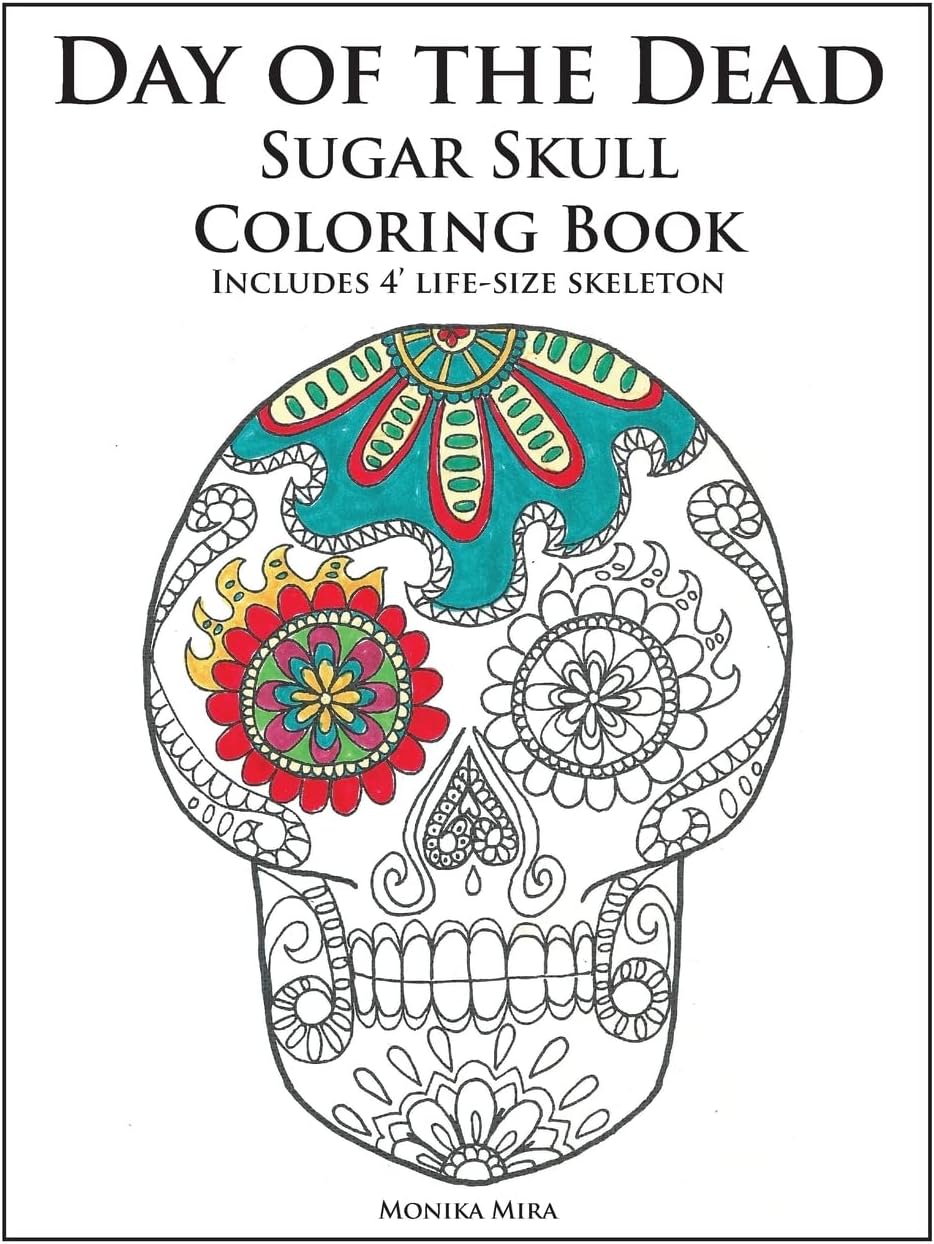 Day of the Dead Sugar Skull Coloring Book Paperback – September 4, 2014