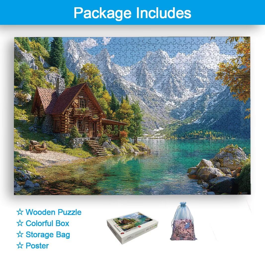 Puzzle Paesaggi, Puzzle 1000 Pezzi per Adulti, Regalo Donna/Uomo -2581