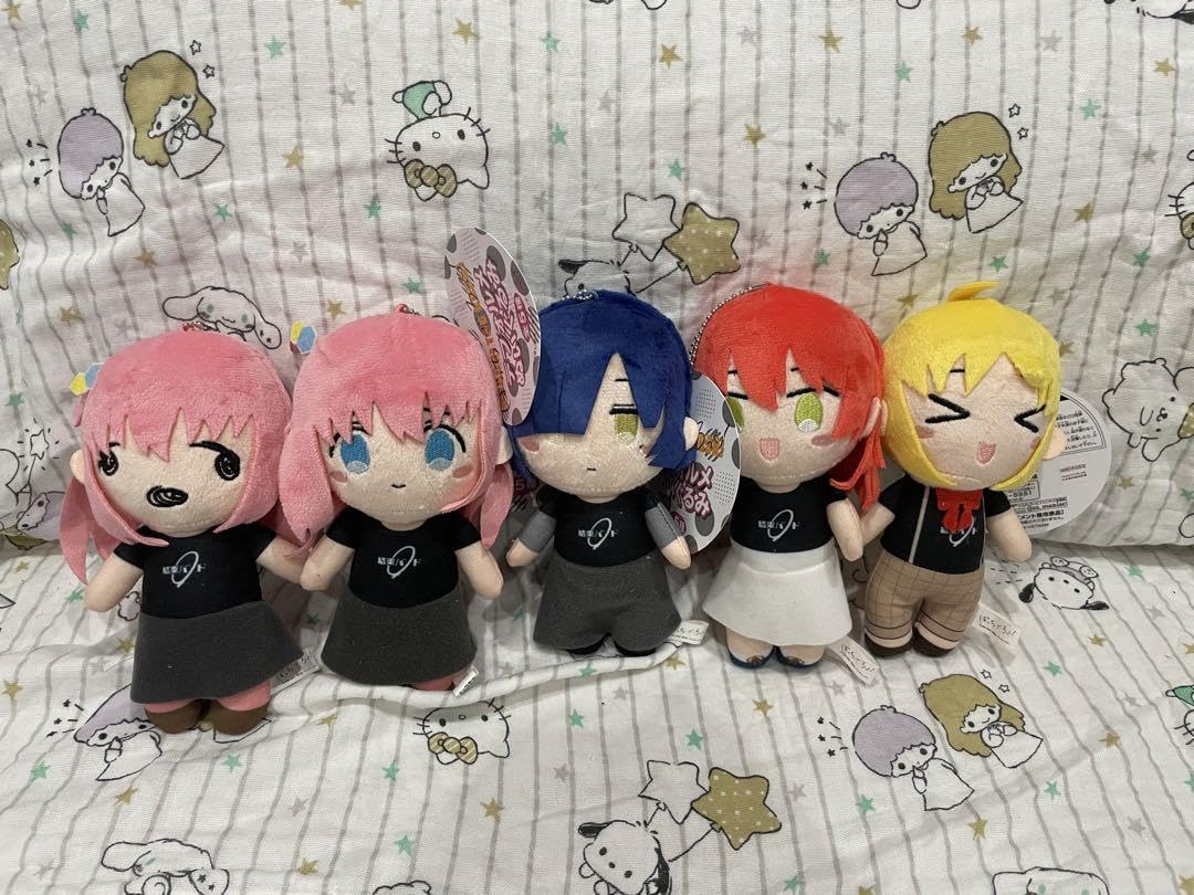 Amazon.co.jp: ぼっちざろっく デフォルメぬいぐるみ 5体 結束バンド 