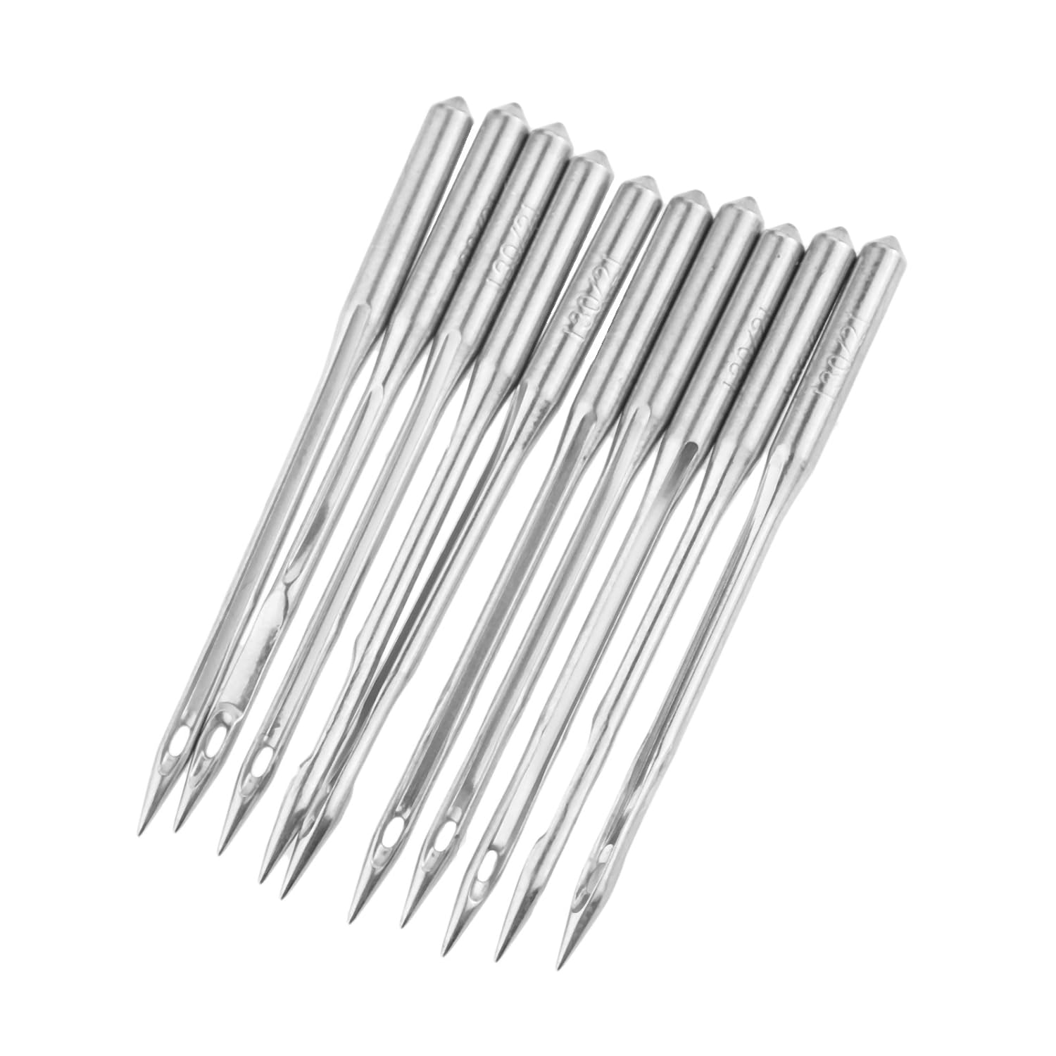 10Pcs Industrial and Domestic Overlock Sewing Machine Needles for JUKI