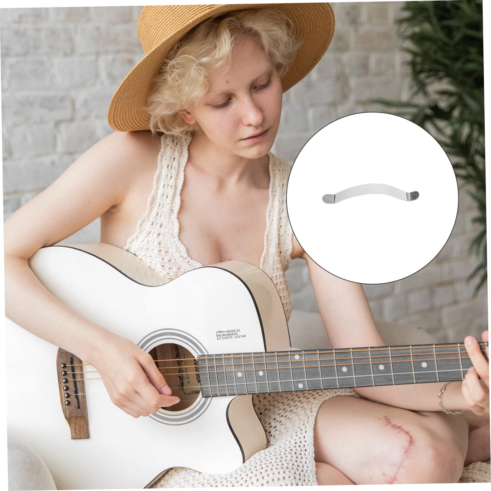TOYANDONA 20pezzi Distanziatori Per Corde Chitarra Da Strumenti Per Liutaio Adatti Per Manutenzione e Riparazione Strumenti Musicali Per Lavori Fret e