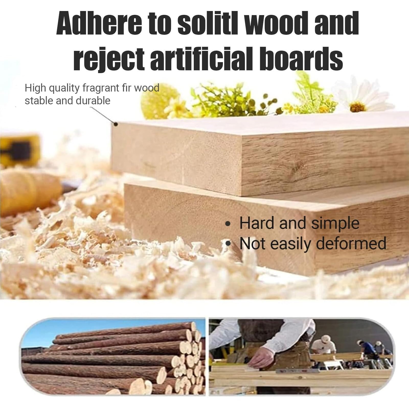 Porte de café battante en bois massif avec fermeture automatique et charnières en acier inoxydable