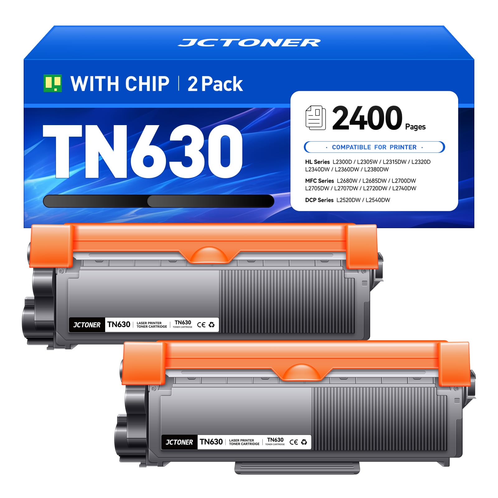 Cartucce Toner TN660 Compatibili Brother 4 Cartucce Toner TN660 Compatibili Per Stampanti Brother HL-L2300D, MFC-L2700DW E Altre - True Image Tn 2420