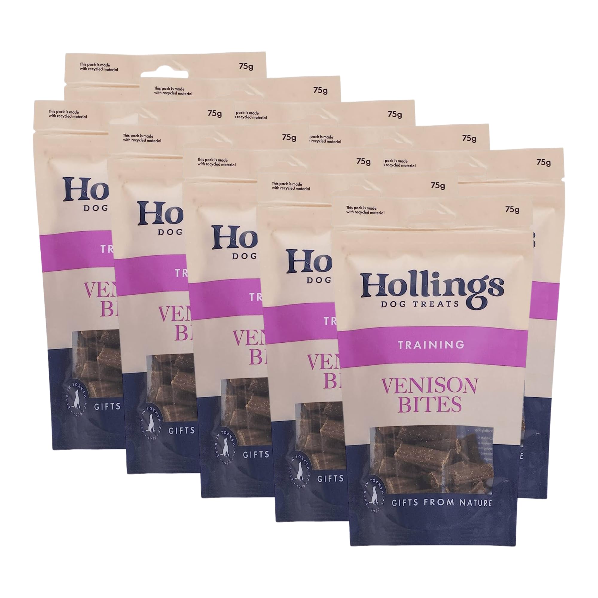 Hollings Training Treats - Venison - Grain 75G