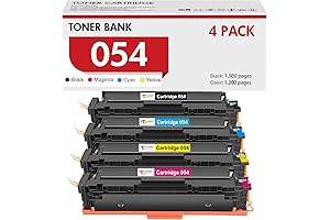 Toner Bank 054h Toner Cartridge: Color Ink Replacement for Canon Printers