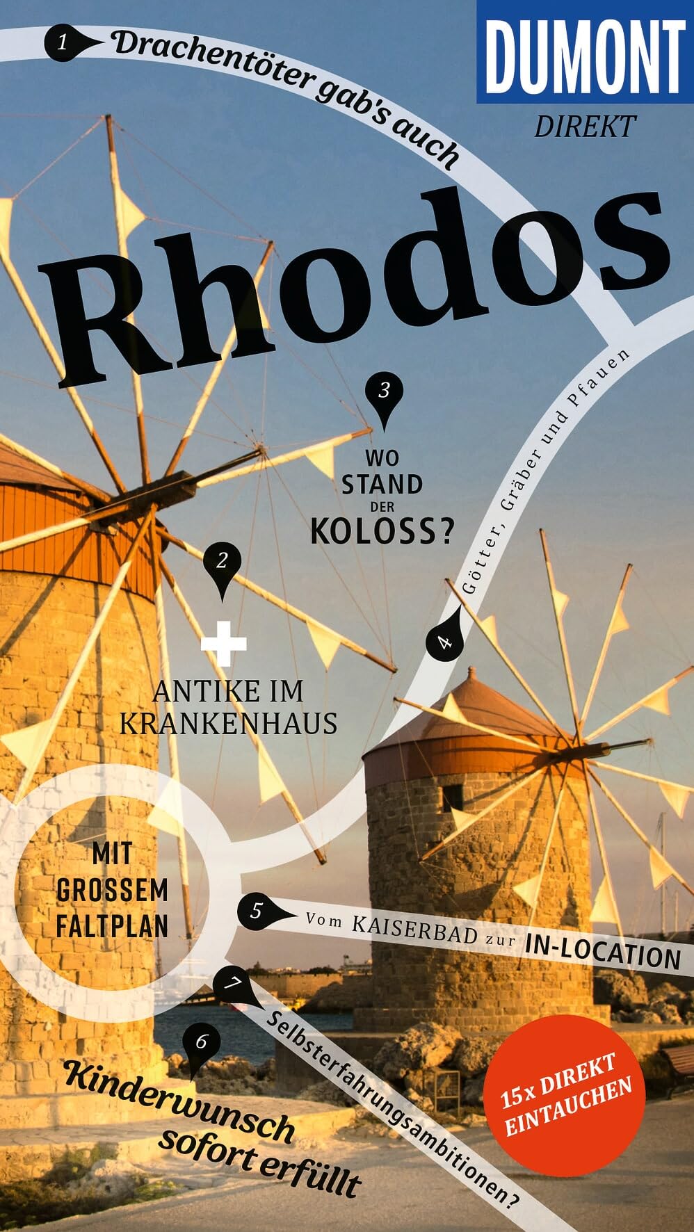 DUMONT direkt Reiseführer Rhodos: Mit großem Faltplan