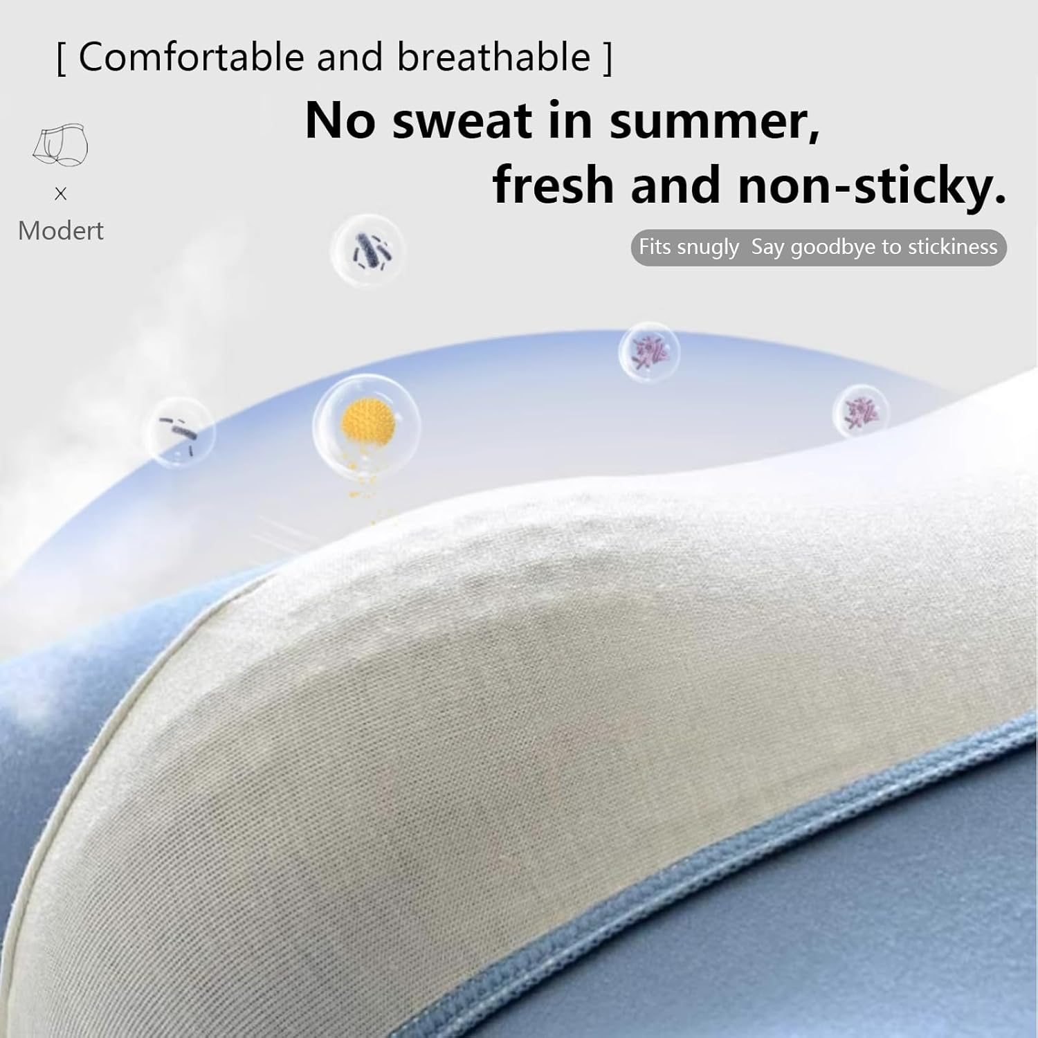 Men's Lightweight Modal Briefs - Quick-Drying Breathable Underwear, No Fly Pouch (5-Pack) - Image 5