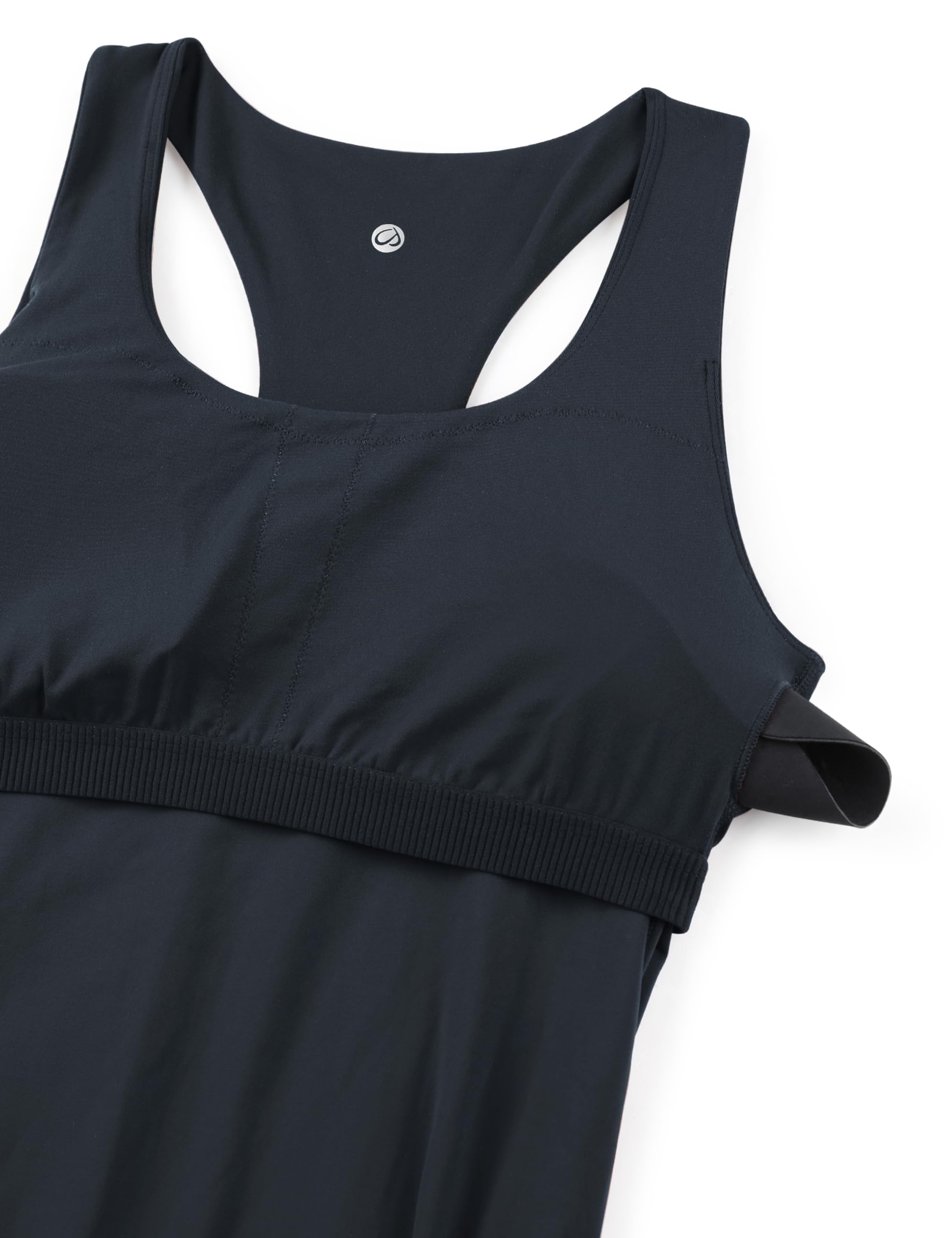 CRZ YOGA Butterluxe Mujer Racerback Maternidad Tanque Cima Fruncido Preñez Acolchado Yoga Arriba