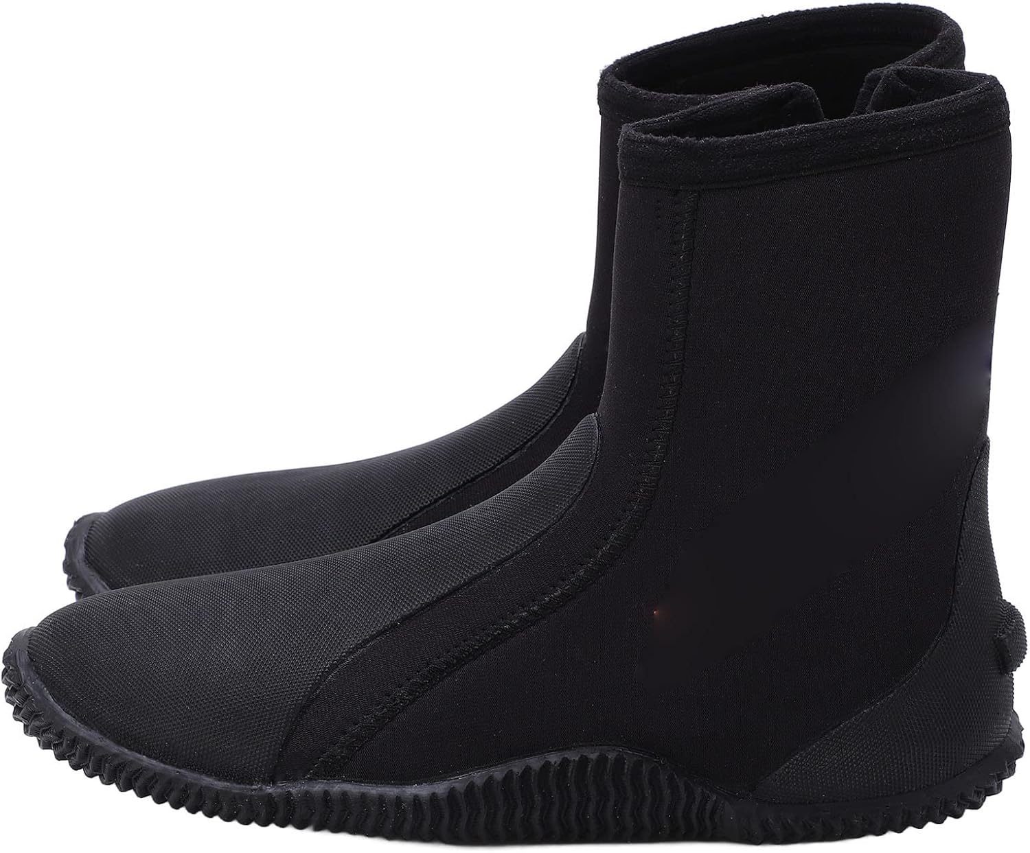 Acouto 7MM Neoprene Diving Boots with Slip Sole for Swimming, Snorkeling, Cycling & Beach Sports - US 10