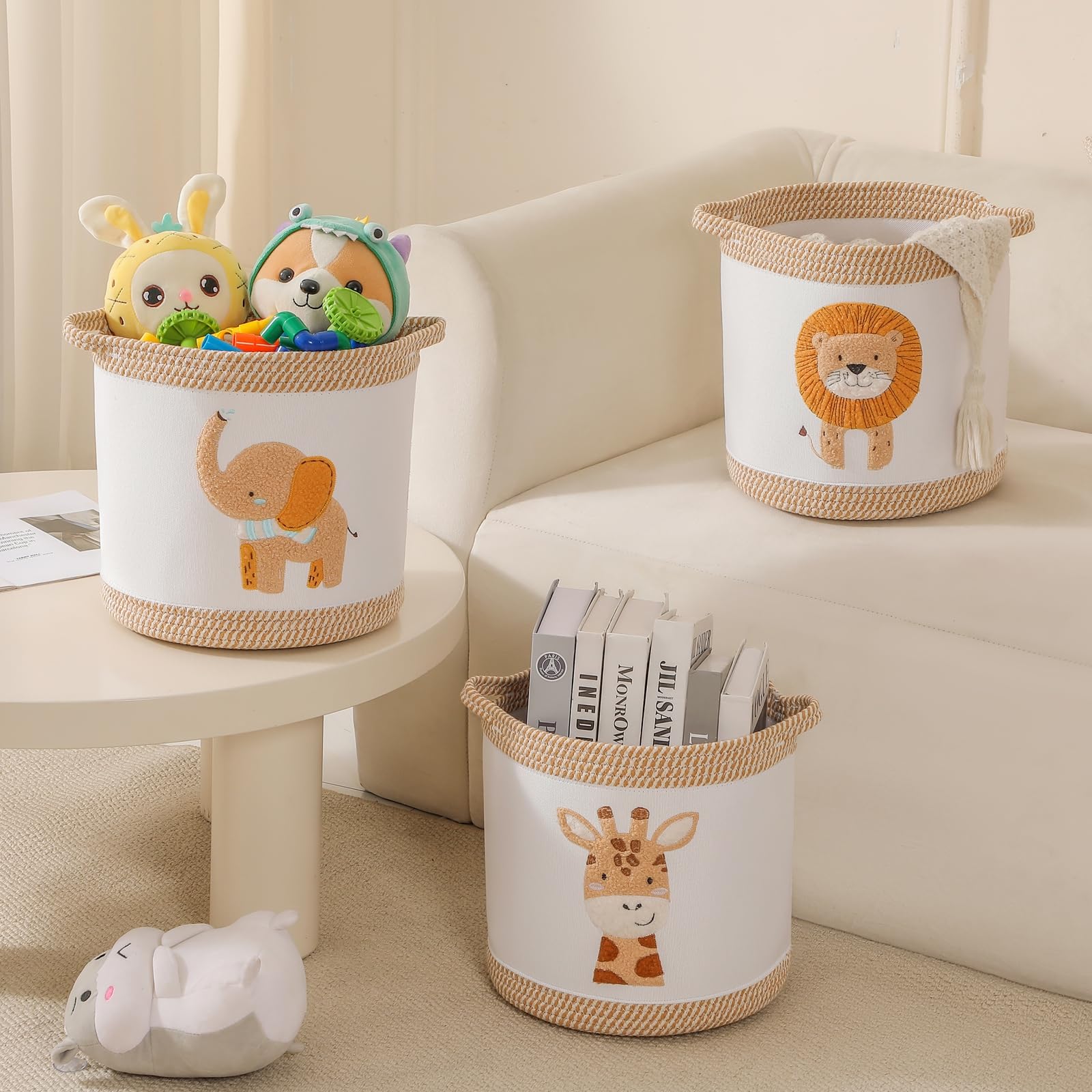 Tidelit Baby Toy Storage Box Organiser 3-Pack - Image 3