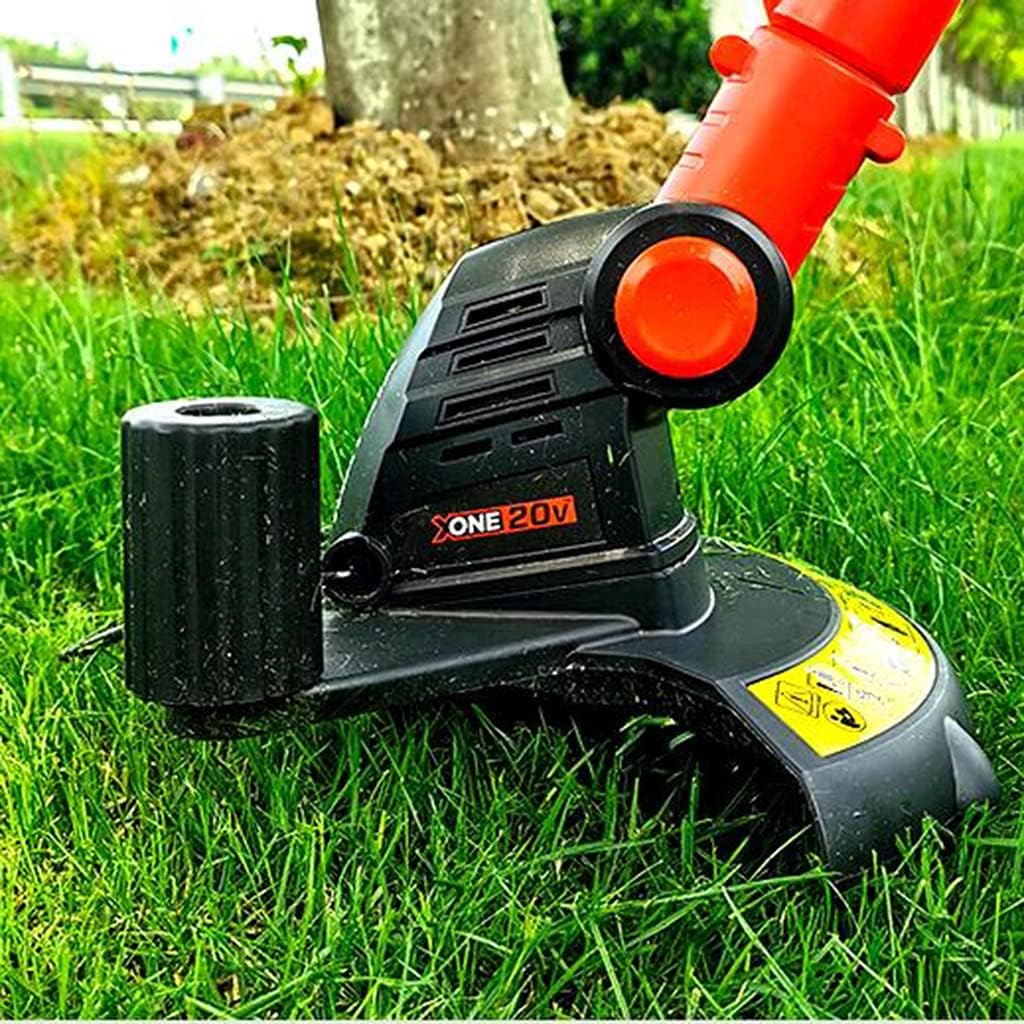 review Lawn Mowers & Tractors Household Lawn Mower Small Electric Lawn Mower New Metal Material Handheld Lawn Mower Light And Convenient Household Lawn Mower ( Color : Black , Size : Battery2 )