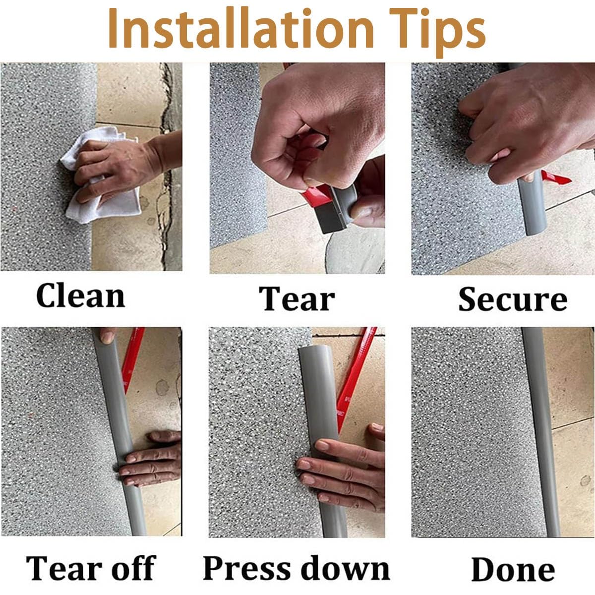 Rampes De Seuil De 7-10mm De Hauteur Pour Entrées, Bande De Transition Autocollante En PVC Pour Moquette, Bande De Finition Pour Carrelage