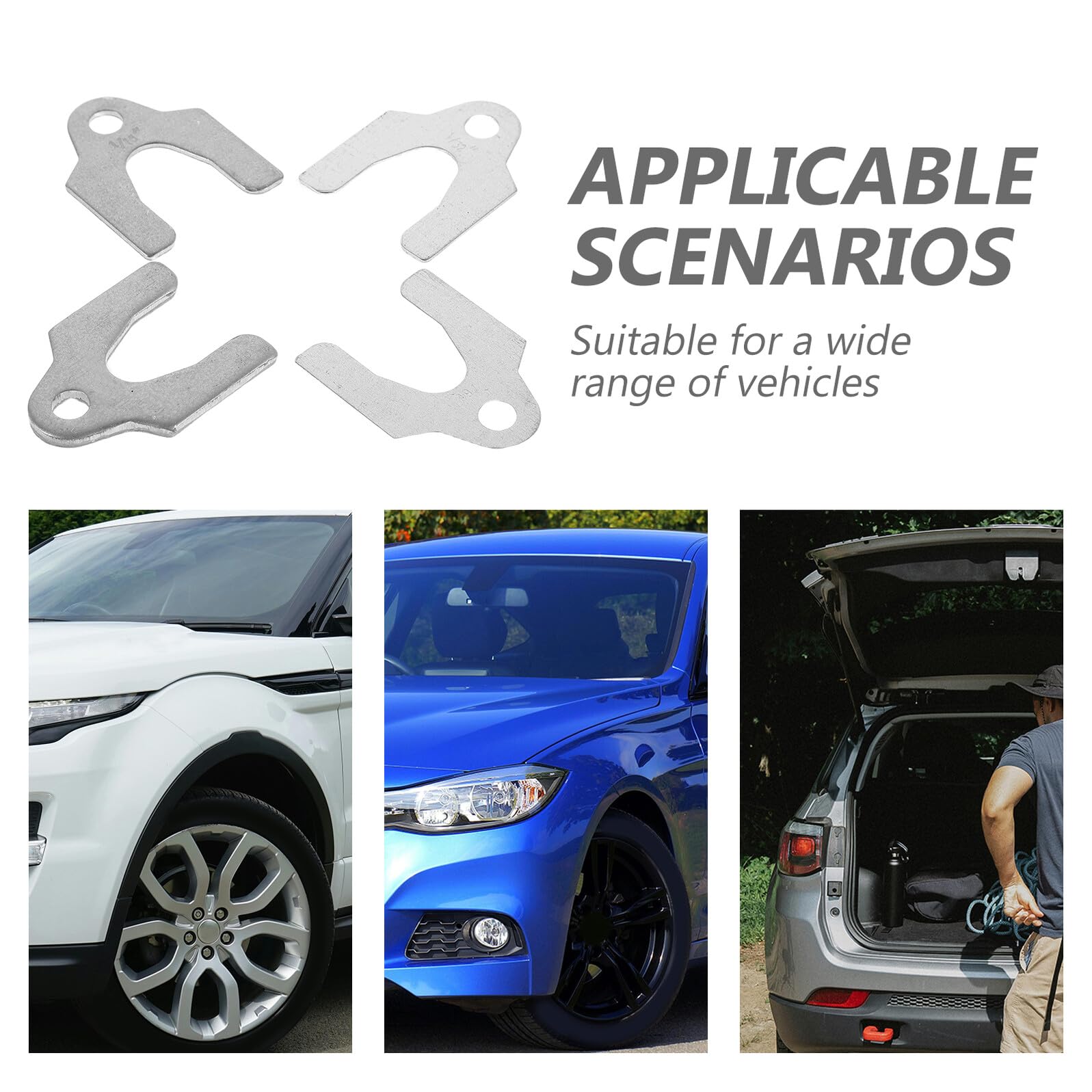 per Allineamento Pannello Auto Kit da 144 Pezzi e di Spessori in Acciaio Resistente alle Intemperie Compatibile per Porte Veicolo per Uso Fai-da-te per Uso Fai-da-te e Officina Officina