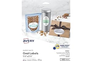 "Printable Oval Labels: Express Yourself with Customizable Designs"