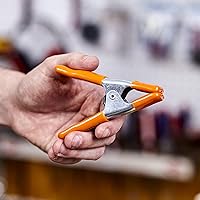 Vista 6 de Jorgensen 3201-HT Pony - Abrazadera de resorte, 1 pulgada, platanaranja