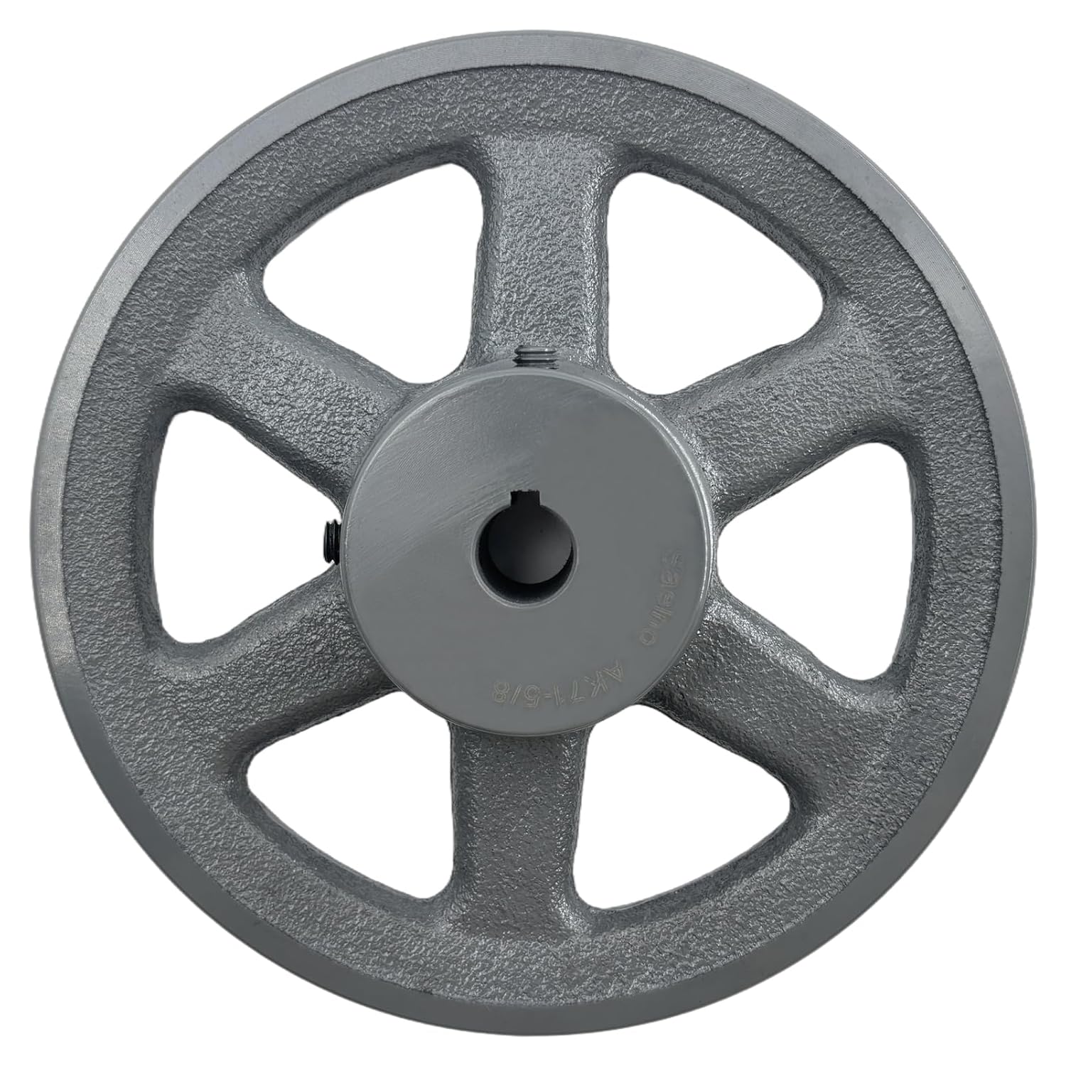 AK71-5/8 V Belt Pulley 5/8 inch bore 6.95 OD,V-Belt Sheave Cast Iron for A AX 3L 4L V-Belts,AK7158 Pulley