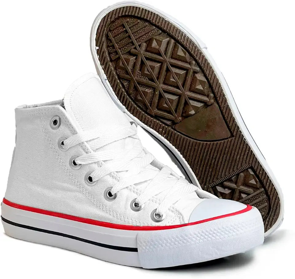 Tenis Feminino Casual Academia Star Bota Cano Alto All Confortavel