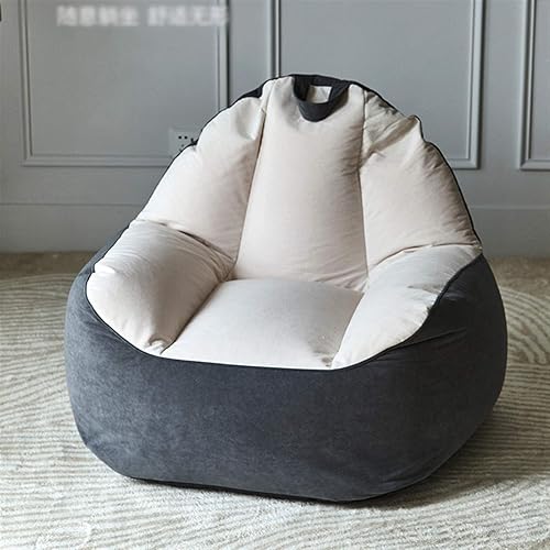 DLOETT - Puf de sofá perezoso para el hogar, silla reclinable para dormitorio, apartamento pequeño, tatami, silla de respaldo individual, balcón