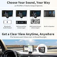 ATOTO P807SD-RM Vezeték Nélküli Carplay & Android Autórádió, 7 Colos QLED Tükröződésmentes Érintőkijelző, GPS Navigáció, Távirányító 4