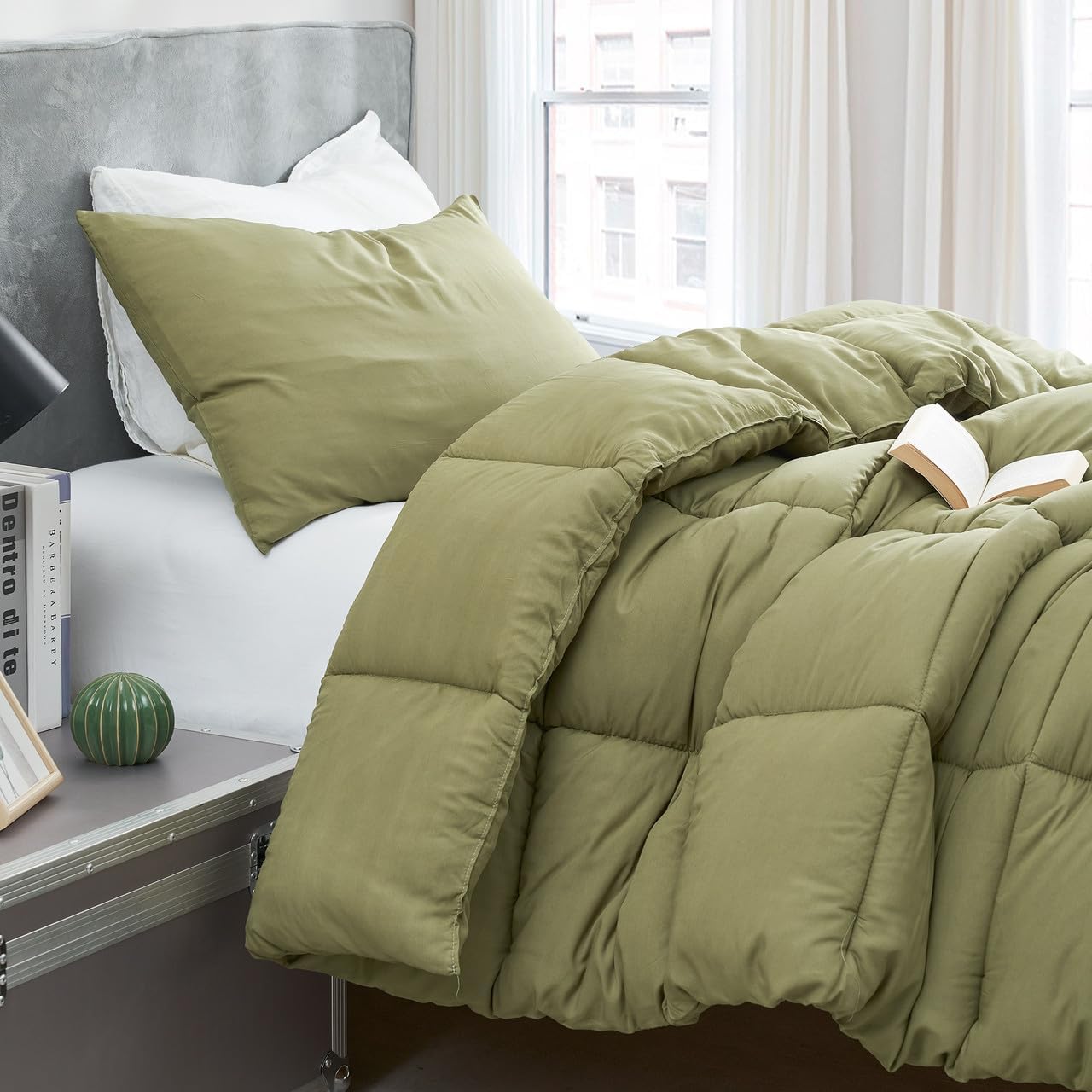 Byourbed Washed Panda - Coma Inducer® Oversized Twin Comforter Set - Mayfly