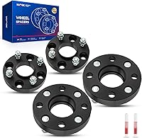Vista 183 de KAX Espaciadores de rueda 4x4, adaptadores de espaciadores de rueda de 1" con pernos de 1/2" x20, diámetro del cubo de 59 mm, 2 piezas para Xpress