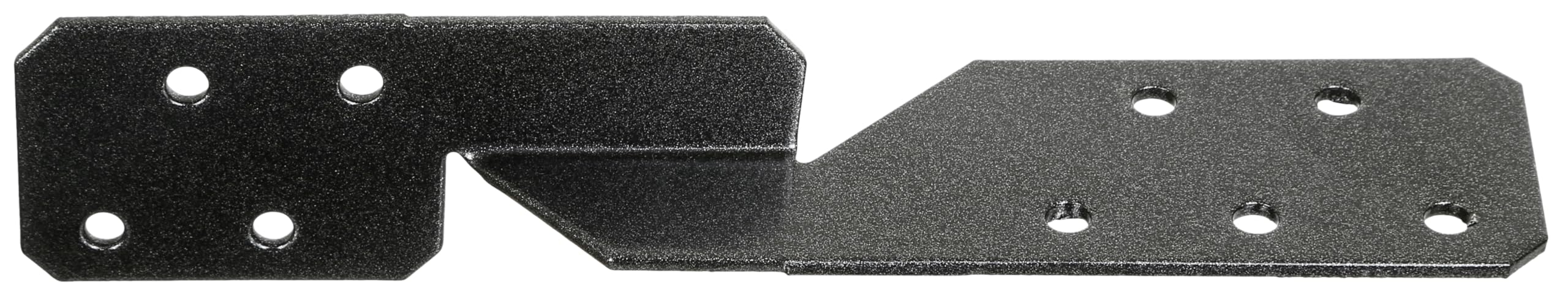 Alberts 823108 DURAVIS® Escuadra asimétrica, Con doble recubrimiento negro diamantado, Tamaño 33 x 33 x 170 mm, Juego de 50