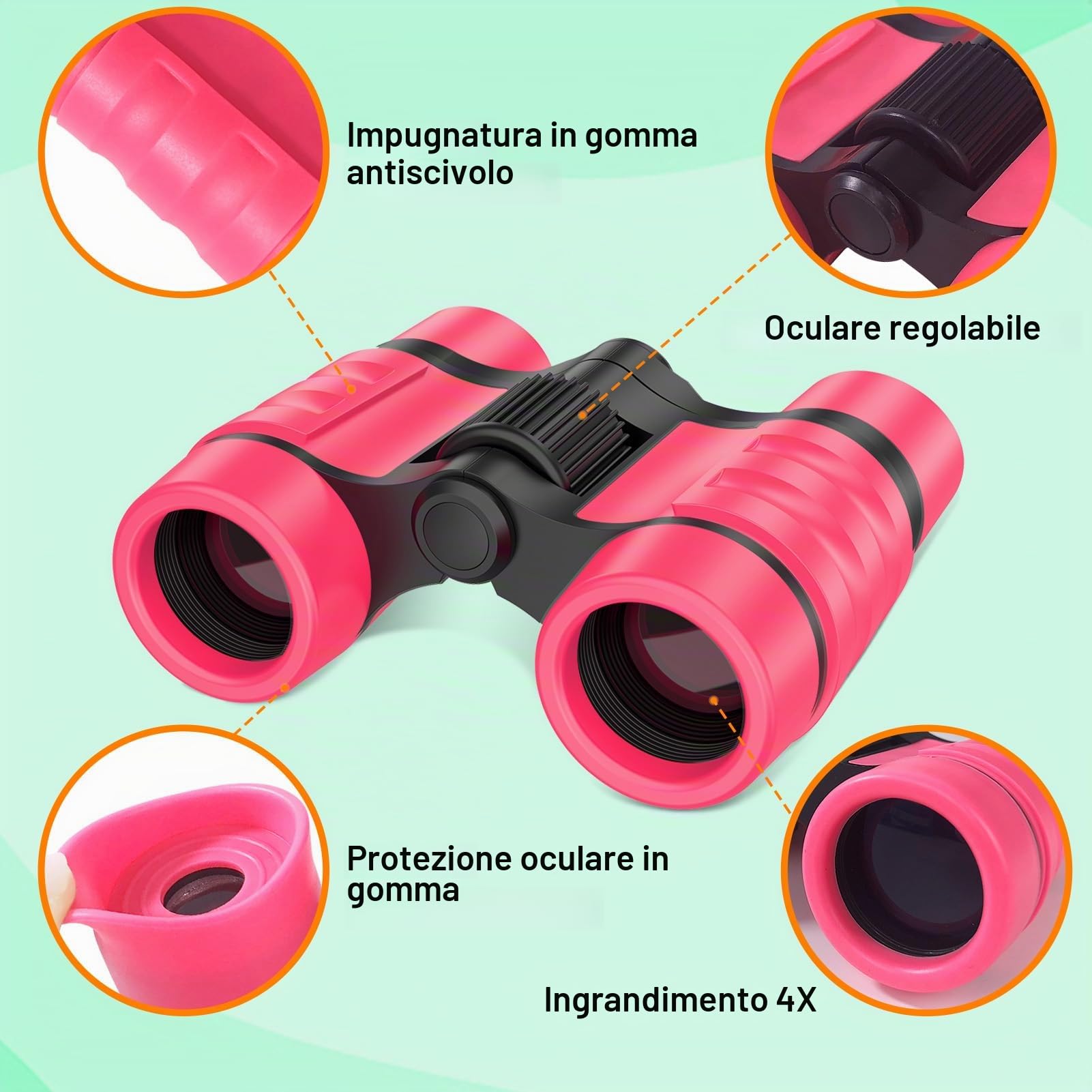 Set di esplorazione per bambini, con gilet cappello e binocolo per bambini, attrezzatura da campeggio con kit di esplorazione per coleotteri, ottimo giocattolo da
