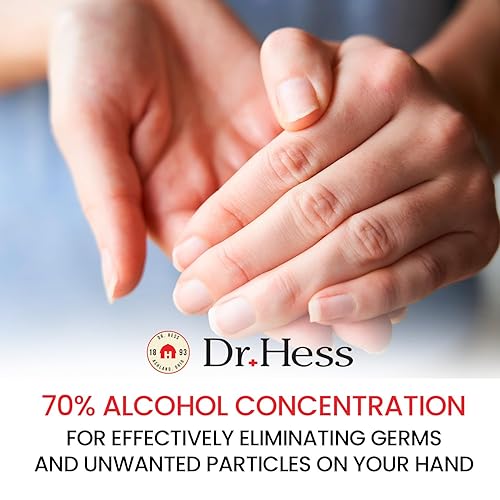 Miniatura 2 de Gel desinfectante de manos, 70% alcohol, mejorado con aloe vera para calmar la piel, mata gérmenes y evita la sequedad de manos, desinfectante de