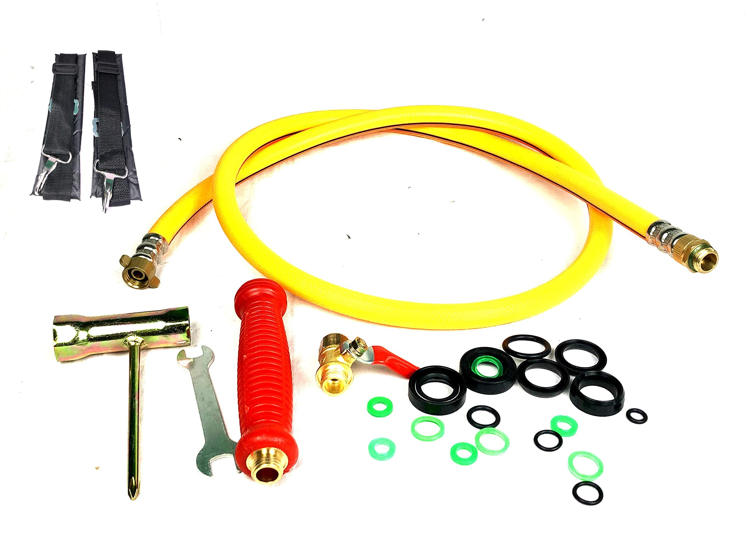 BRACOG - Mochila para sulfatar 30L - Motor Gasolina de 2 Tiempos - Desplazamiento - 26CC - Mezcla de Combustible Gasolina (25:1)