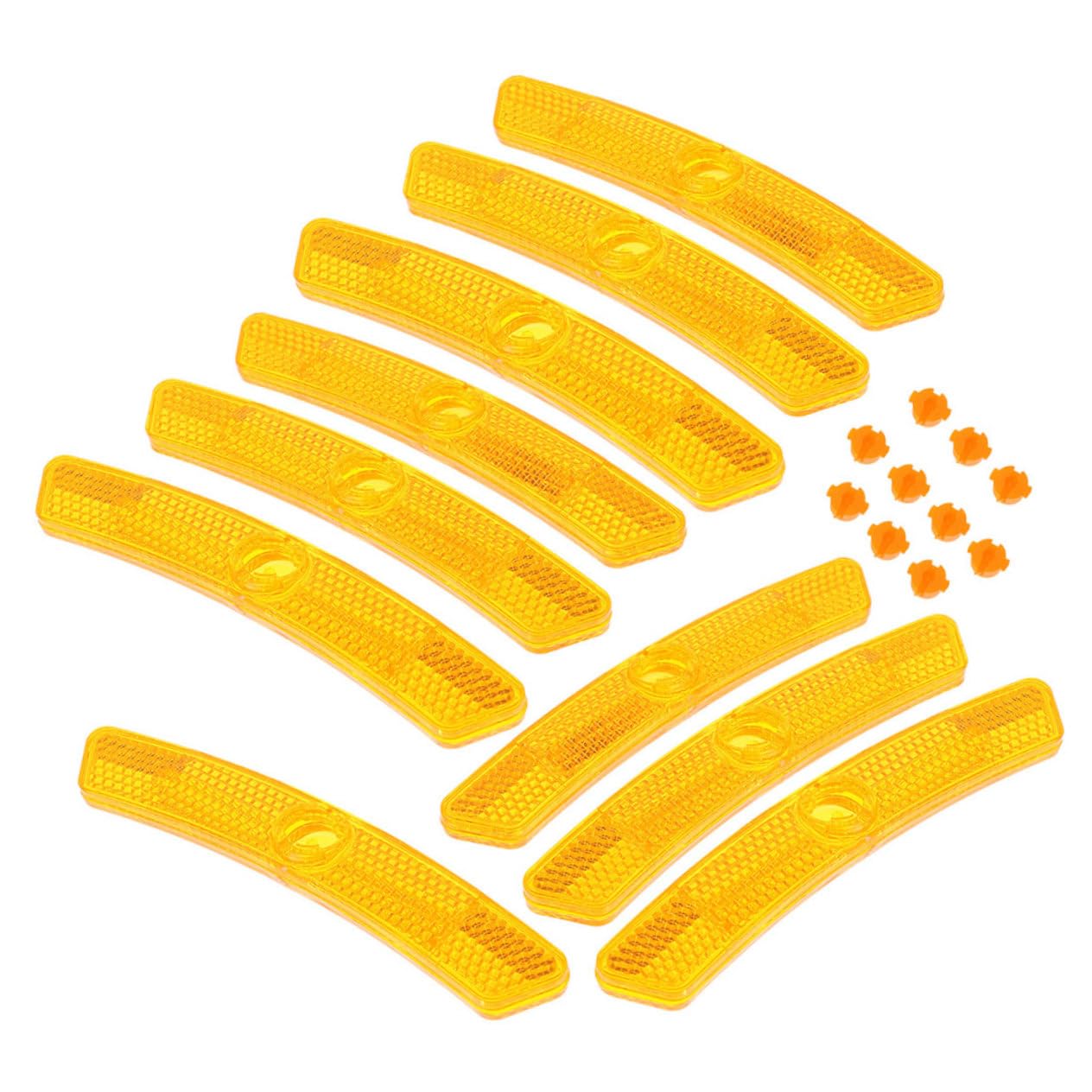 GALPADA Enhanced Visibility 30pcs Bicycle Reflectors Bike Spoke Reflectors for Safety for Boys and Girls