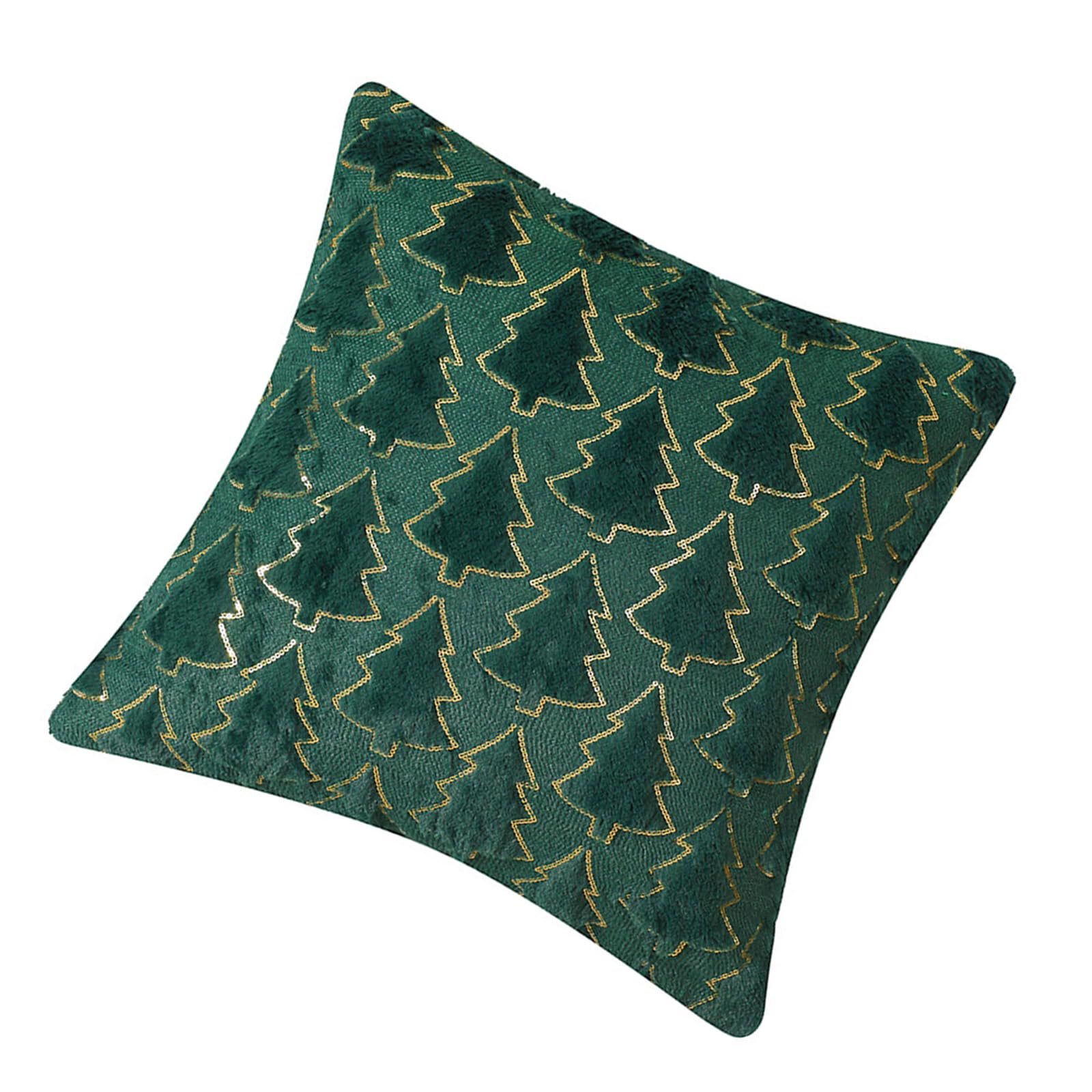 Buxuaaaa Multifunction Christmas Pillow Covers Pillows Case Decoration for Home Chair Bed Sofa 45x45cm Holiday Throw Pillows
