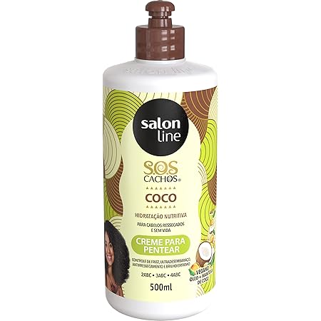 Amazon Com Linha Tratamento Sos Cachos Linea De Salon Crema Para Pentear De Coco Tratamento Profundo 16 9 Fl Oz Salon Line Treatment Sos Curls Collection Tratamiento Profundo Coco Combing Cream
