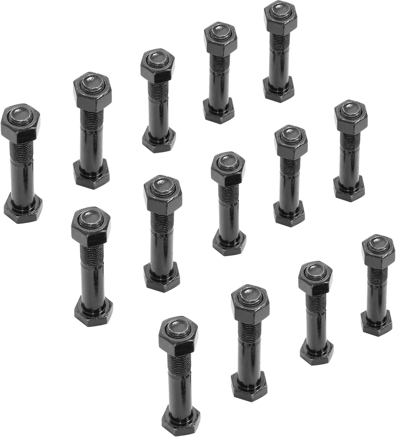 KUAFU Trailer Leaf Spring Hanger Kit for Double Eye Springs(3.5K -5.2K Axles), Tandem Trailer Axle Suspension Shackle Kit (Hanger Kit, Equalizer and Shackle Strap) 3500-7000 lbs Black