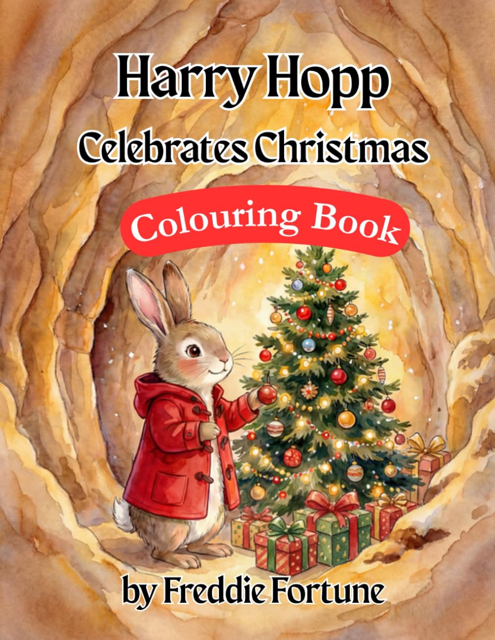 Harry Hopp Celebrates Christmas - Colouring Book (The Adventures of Harry Hopp)