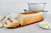 Vista 6 de USA Pan Pullman - Molde para pan con tapa, grande, juego de 2